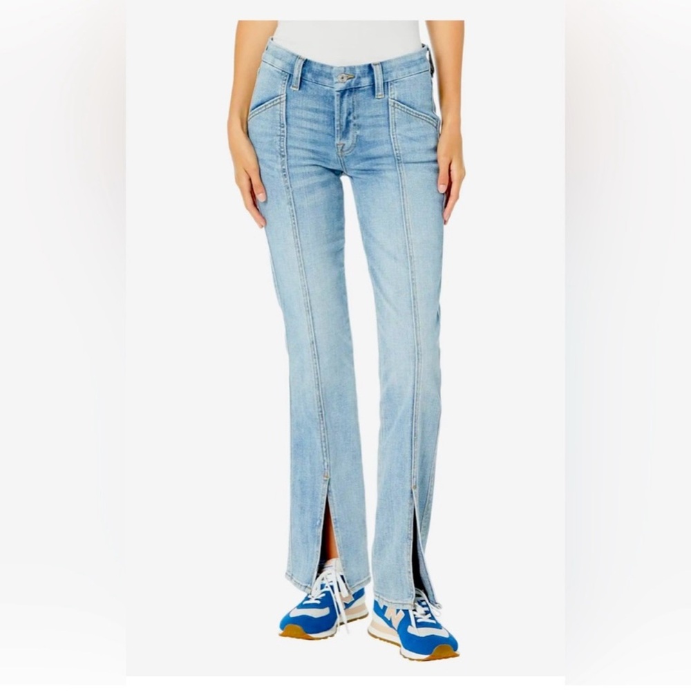 7 For All Mankind Light Wash Kimmie Straight